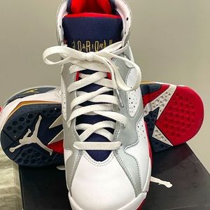 Air Jordan 7 Retro (GS) Olympic 2012